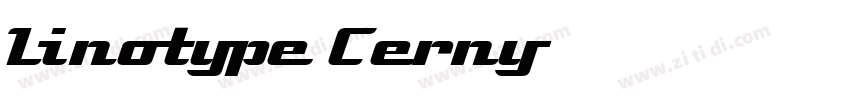 Linotype Cerny字体转换